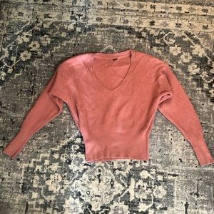 Free People Blush Pink Sweater
